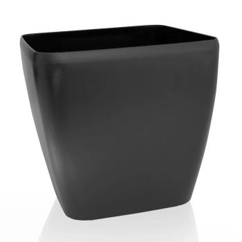 Flower Lover Kvetináč Quadrato Easy matt čierna, 24 cm, 24 cm