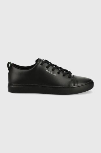 Kožené sneakers boty PS Paul Smith Lee černá barva