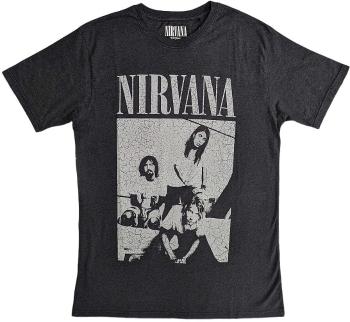 Nirvana Tričko Sitting Unisex Black XL