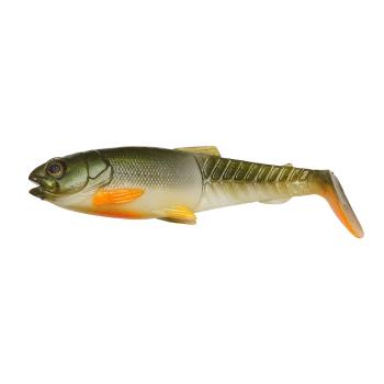 Savage Gear Gumová nástraha Craft Cannibal Paddletail Olive Hot Orange - 12,5cm 20g