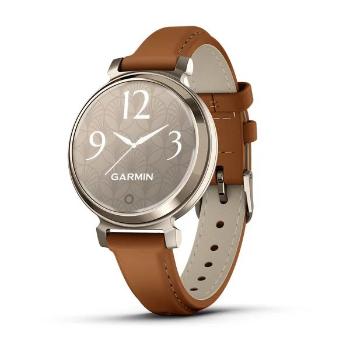 Garmin Lily® 2 Classic Cream Gold / Tan Leather Band  - 010-02839-02