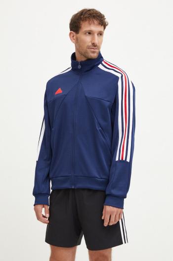 Mikina adidas Tiro pánská, tmavomodrá barva, s aplikací, IY2068