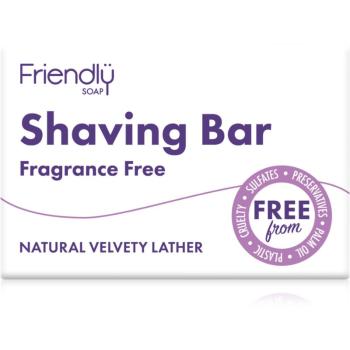 Friendly Soap Shaving Bar Fragrance Free přírodní mýdlo na holení bez parfemace 95 g