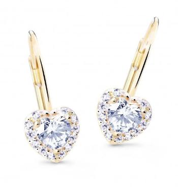 Cutie Jewellery Něžné náušnice s třpytivými zirkony Z8015-55-X-1 čirá