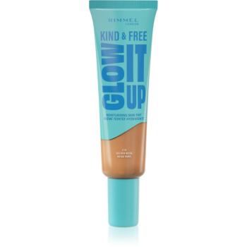 Rimmel Kind & Free Glow It Up lehký hydratační make-up odstín 210 Golden Beige 30 ml