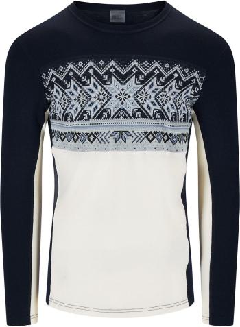 Dale of Norway Vail Mens Crew Neck Baselayer Off White/Navy S Svetr