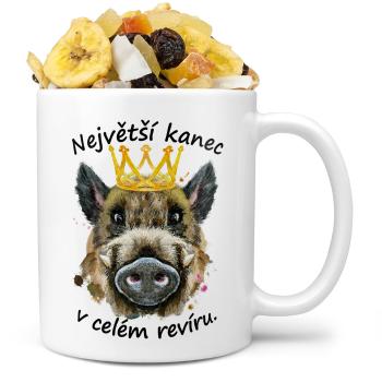 Hrnek Největší kanec (Náplň hrníčku: Tropická směs)