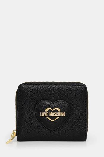 Peněženka Love Moschino černá barva, JC5733PP0L