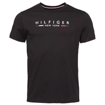 Tommy Hilfiger HILFIGER NEW YORK TEE Pánské triko, černá, velikost