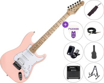 Pasadena ST-11 SET 10W Pink Elektrická kytara