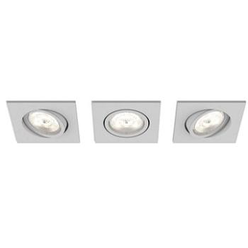 Philips 50123/87/P0 - SADA 3x LED Stmívatelné podhledové svítidlo CASEMENT 3xLED/4,5W/230V (121286)