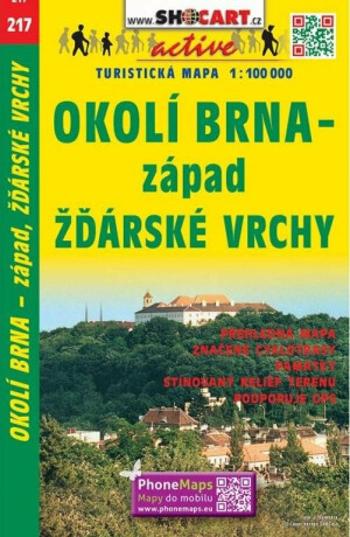 SC 217 Okolí Brna západ, Žďárské vrchy 1:100 000