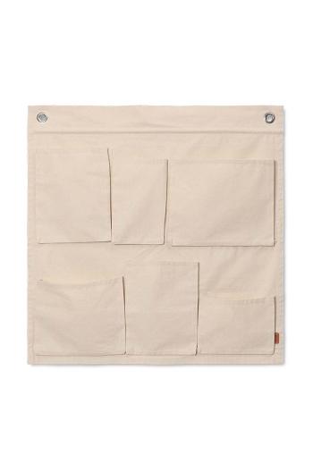 Nástěnný organizér ferm LIVING Canvas Wall Pockets