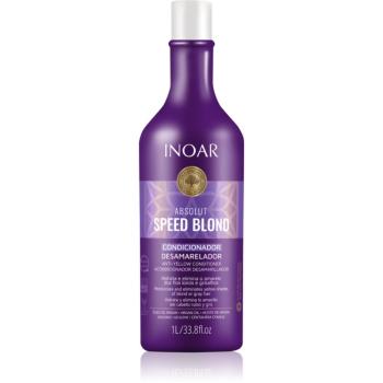 INOAR Absolut Speed Blond kondicionér pro blond vlasy neutralizující žluté tóny 1000 ml