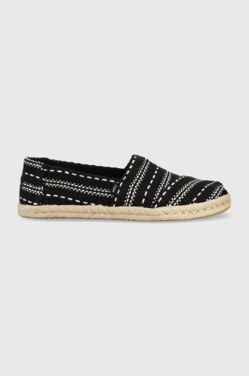 Espadrilky Toms Alpargata Rope černá barva, 10019676