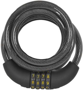 Kerékpár zár OXFORD COMBI COIL12 zár (hossza 1,5 m, kábelátmérő 12 mm)