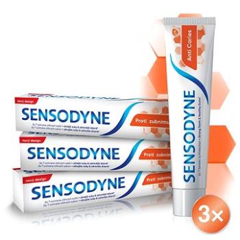 SENSODYNE Anti Caries proti zubnímu kazu 3× 75 ml (2000027065400)