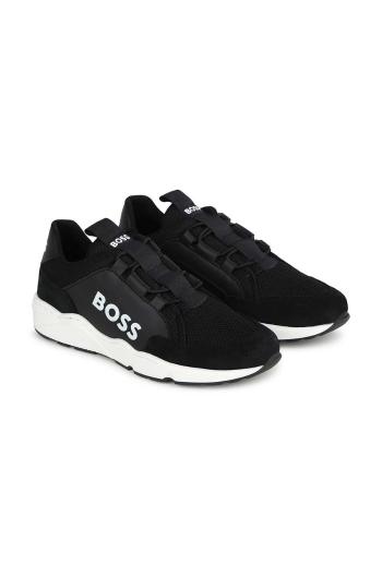 Dětské sneakers boty BOSS černá barva