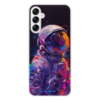 Odolné silikonové pouzdro iSaprio - Neon Astronaut - Samsung Galaxy A14 / A14 5G