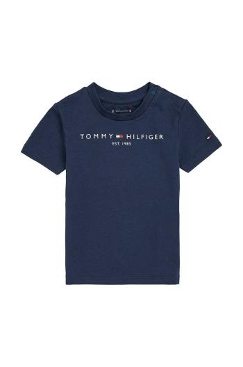 Dětské tričko Tommy Hilfiger tmavomodrá barva, KN0KN01487