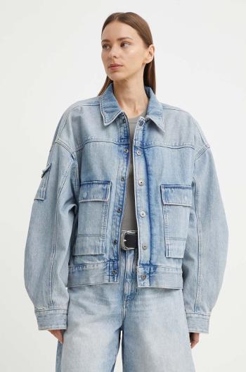 Džínová bunda G-Star Raw dámská, přechodná, oversize, D24942-D436