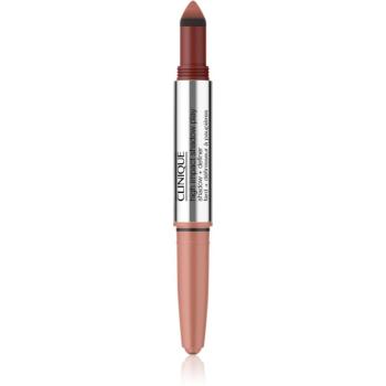 Clinique High Impact Shadow Play™ Shadow & Definer oční stíny v tužce duo odstín Strawberry + Chocolate 1,9 g