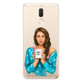 Odolné silikonové pouzdro iSaprio - Coffe Now - Brunette - Huawei Mate 10 Lite