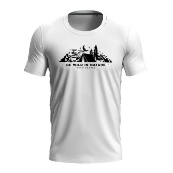 Bontis Tričko BE WILD IN NATURE - Bílá | 2XL