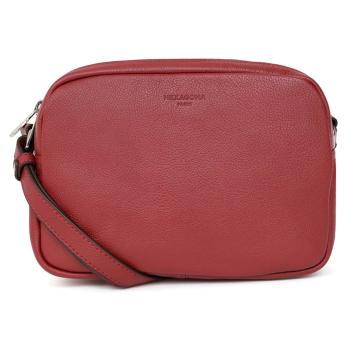 Dámská kožená crossbody kabelka Hexagona Cecilie - červená