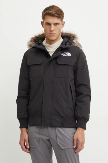 Bunda The North Face McMurdo Bomber pánská, černá barva, zimní, NF0A5GD9JK31