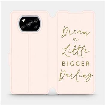 Flipové pouzdro na mobil Xiaomi POCO X3 NFC - M014S Dream a little (5903516392339)