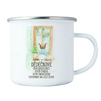 Bohemia Gifts Plechový hrnek Dědečkové, 350 ml