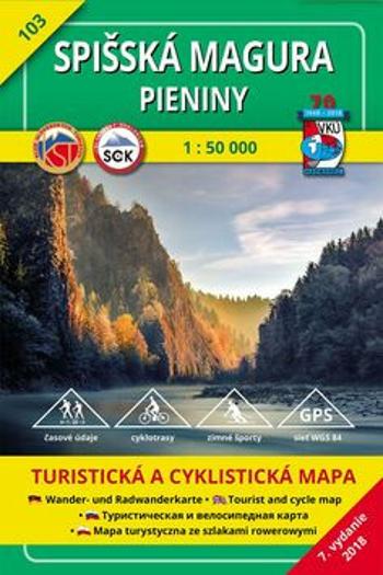 Spišská Magura, Pieniny 1:50 000