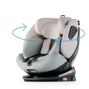 Babify Palubní 360°, dětská autosedačka, 40-150 cm, ISOFIX, 3bodový a 5bodový systém bezpečnostních pásů, ECE R129