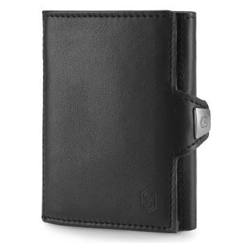 Slimpuro TRYO Slim Wallet pouzdro na 5 karet a mince, 9,2 x 2,2 x 7,5 cm (š x v x h), ochrana RFID