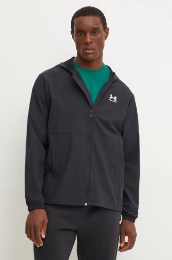 Větrovka Under Armour Vibe Woven Windbreaker černá barva, přechodná, 1386555