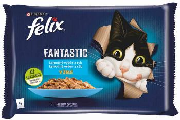 Felix Fantastic s lososom a cuketou so pstruhom a zel. fazuľou v želé 4 x 85 g