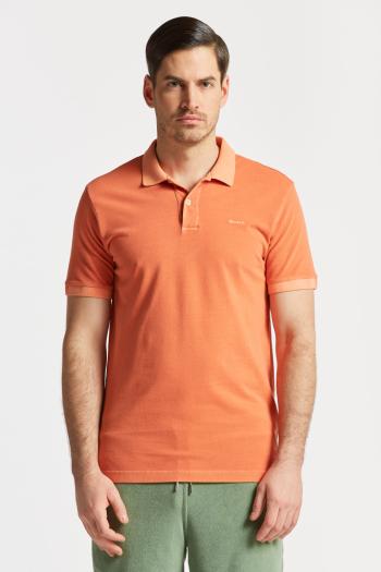 POLOKOŠILE GANT SUNFADED PIQUE SS RUGGER APRICOT ORANGE