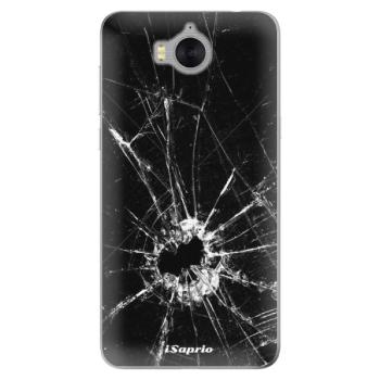 Odolné silikonové pouzdro iSaprio - Broken Glass 10 - Huawei Y5 2017 / Y6 2017