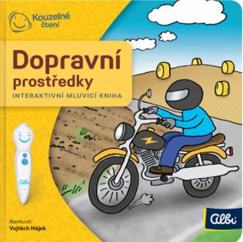 Minikniha Dopravní prostředky - Kouzelné čtení Albi