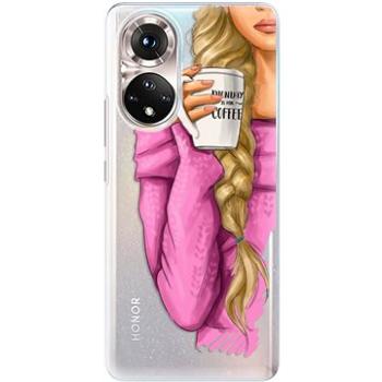 iSaprio My Coffe and Blond Girl pro Honor 50 (coffblon-TPU3-Hon50)