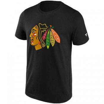 FANATICS NHL PRIMARY LOGO GRAPHIC CHICAGO BLACKHAWKS Pánské triko, černá, velikost