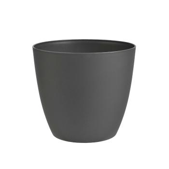 Gardenico Květináč Ella matt antracit, pr. 25 cm, pr. 25 cm