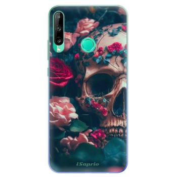 Odolné silikonové pouzdro iSaprio - Skull in Roses - Huawei P40 Lite E