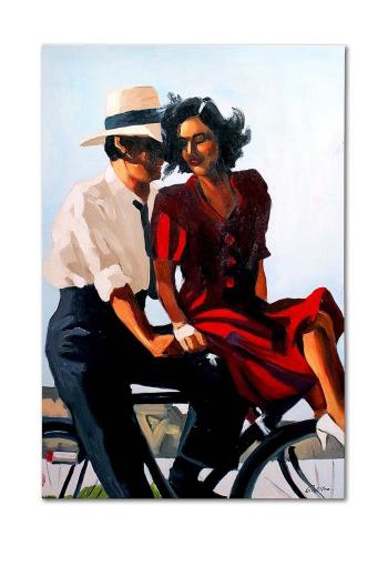 Reprodukce malovaná olejem Jack Vettriano, Lazy Hazy Days