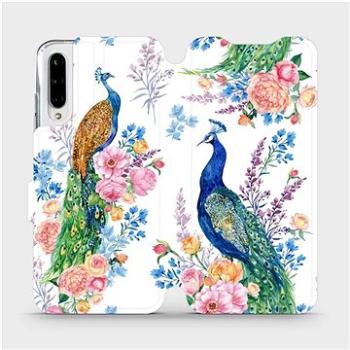 Flipové pouzdro na mobil Xiaomi Mi A3 - MX08S Pávi (5903516029082)