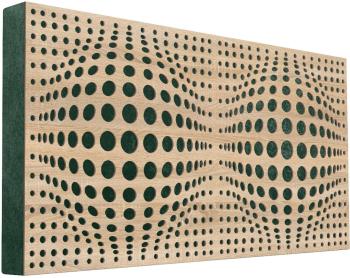 Mega Acoustic FiberPRO120 AcouSphere Sonoma Oak/Green Absorpční dřevěný panel