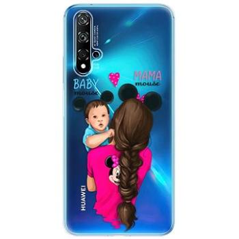 iSaprio Mama Mouse Brunette and Boy pro Huawei Nova 5T (mmbruboy-TPU3-Nov5T)