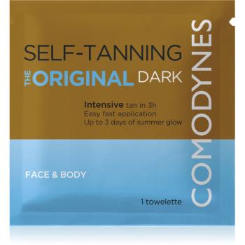 Comodynes Self-Tanning Towelette samoopalovací ubrousek na obličej a tělo odstín dark 8 ks