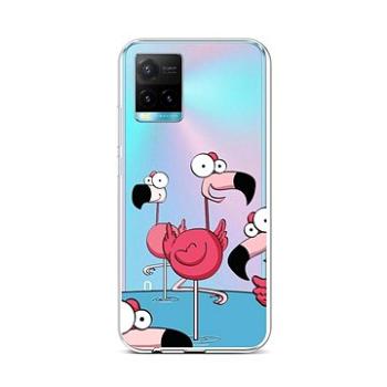 TopQ Vivo Y33s silikon Cartoon Flamingos 68087 (Sun-68087)